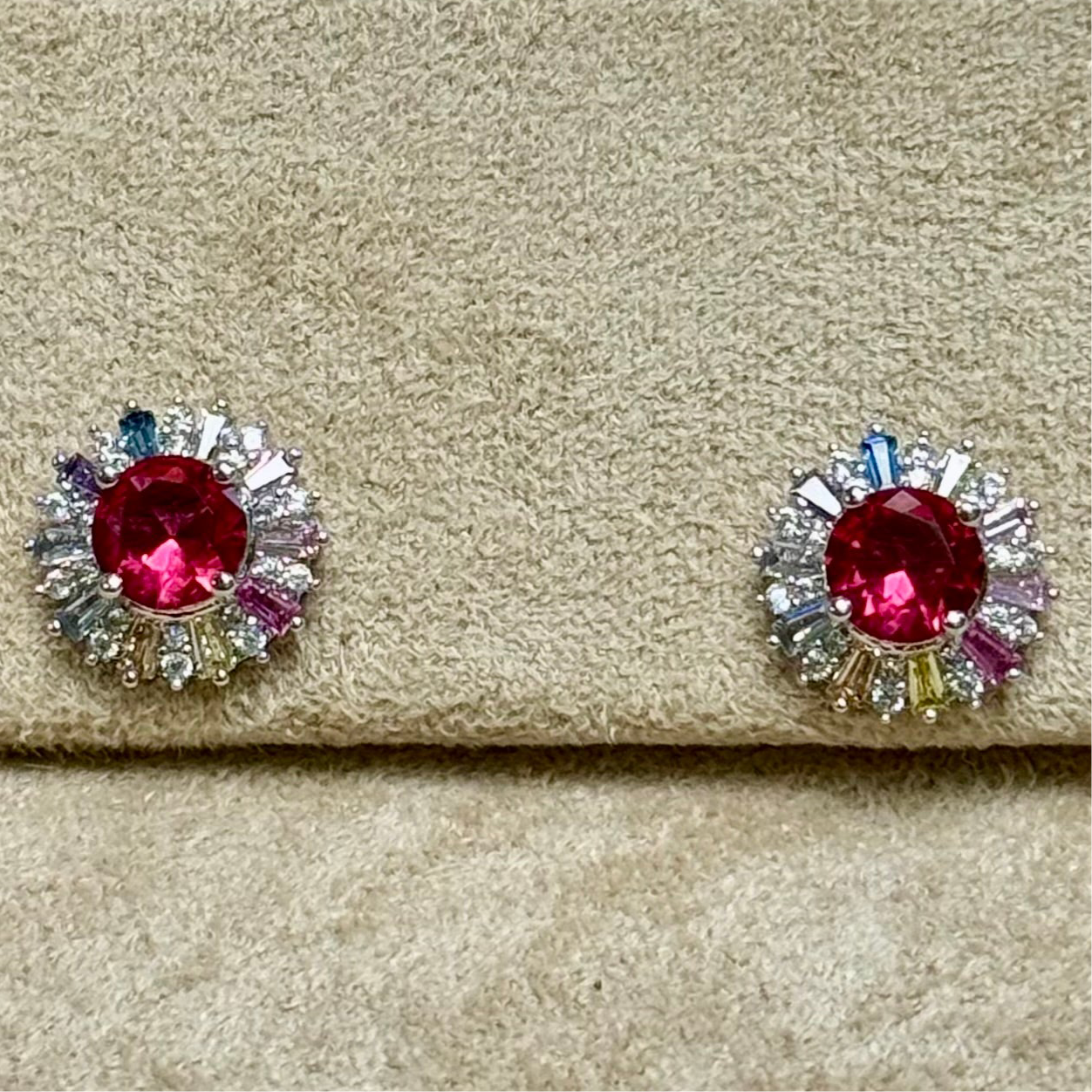 Tiny Treasures Sparkle Stud Earrings - CLARA