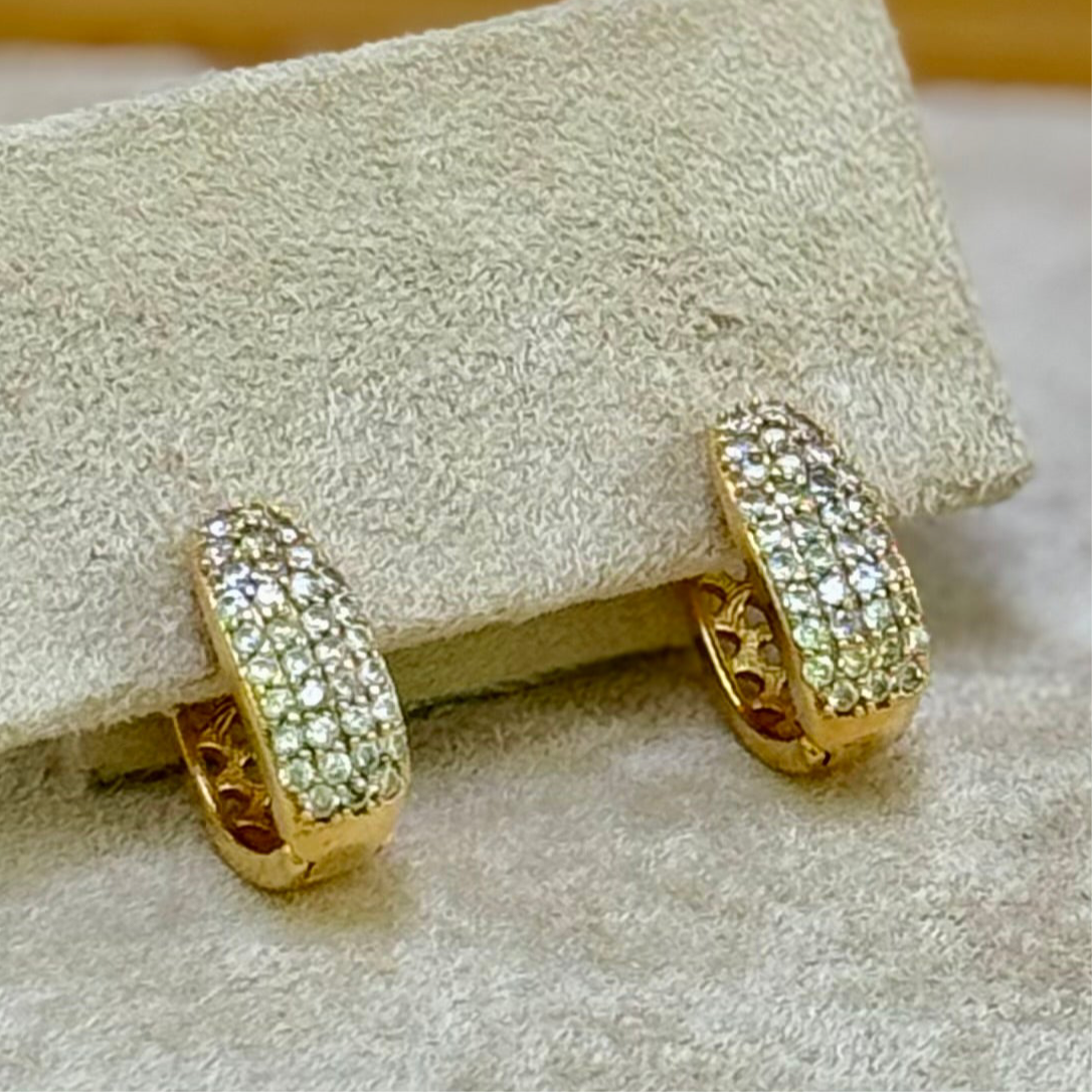 Tiny Treasures Medium Zirconia Earrings - PRI