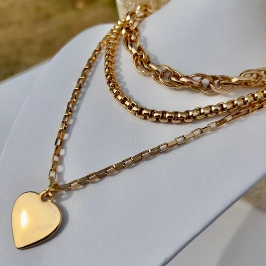Necklace - GOLD HEART