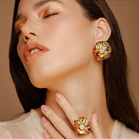 Spring Radiance Flower 2 Earrings - LILY
