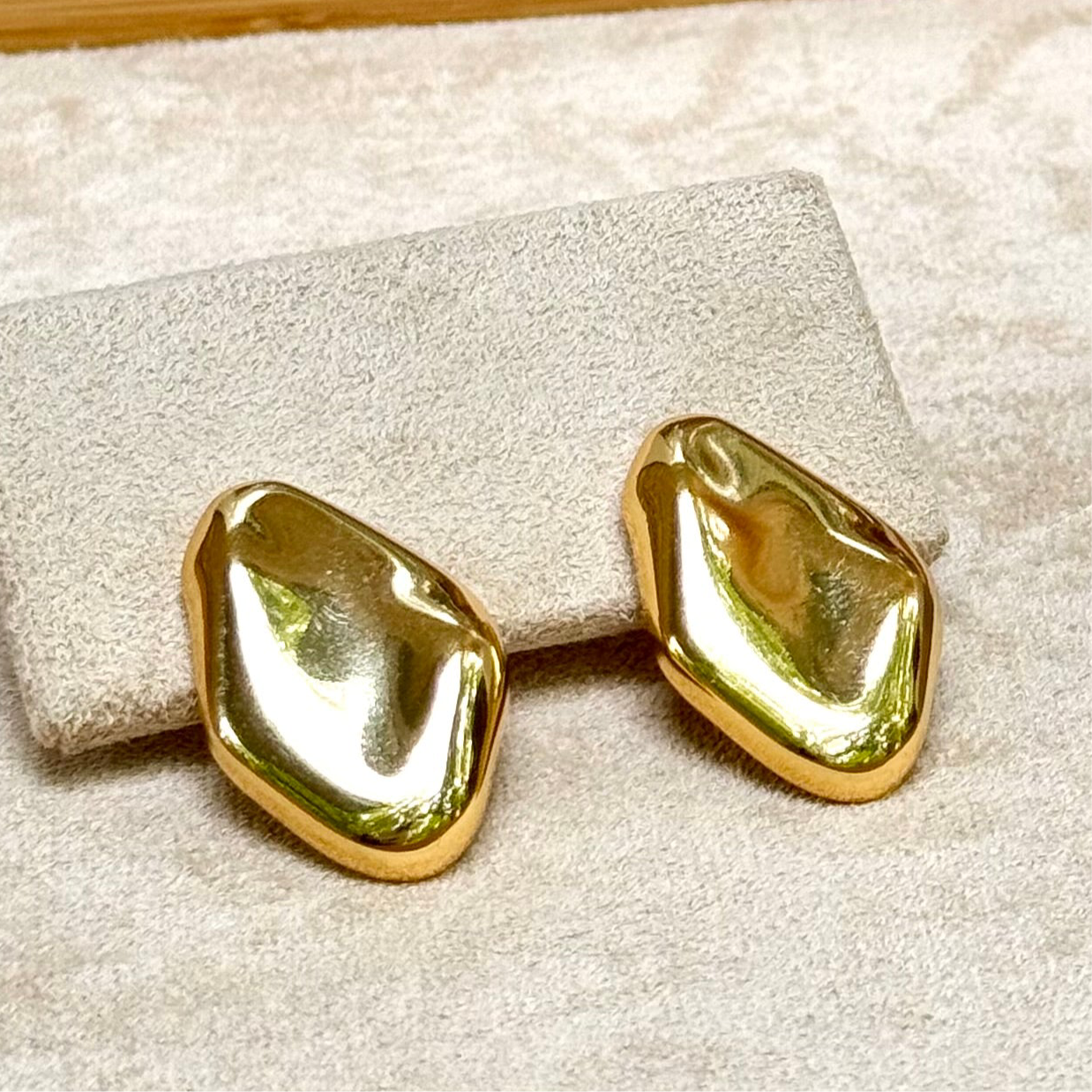 Fearless Shine Oval Shape Earrings - JAMIE