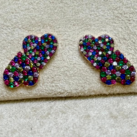 Tiny Treasures Micro Zirconia Earrings - GABI
