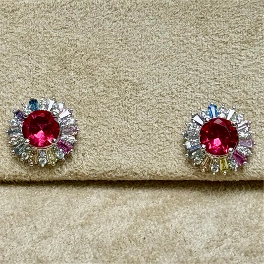 Tiny Treasures Sparkle Stud Earrings - CLARA