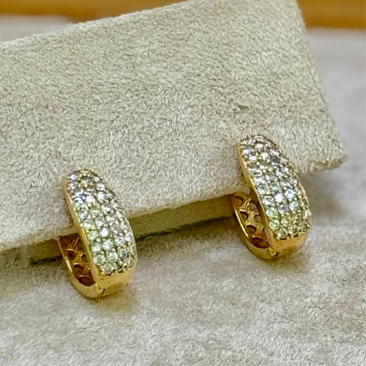 Tiny Treasures Medium Zirconia Earrings - PRI