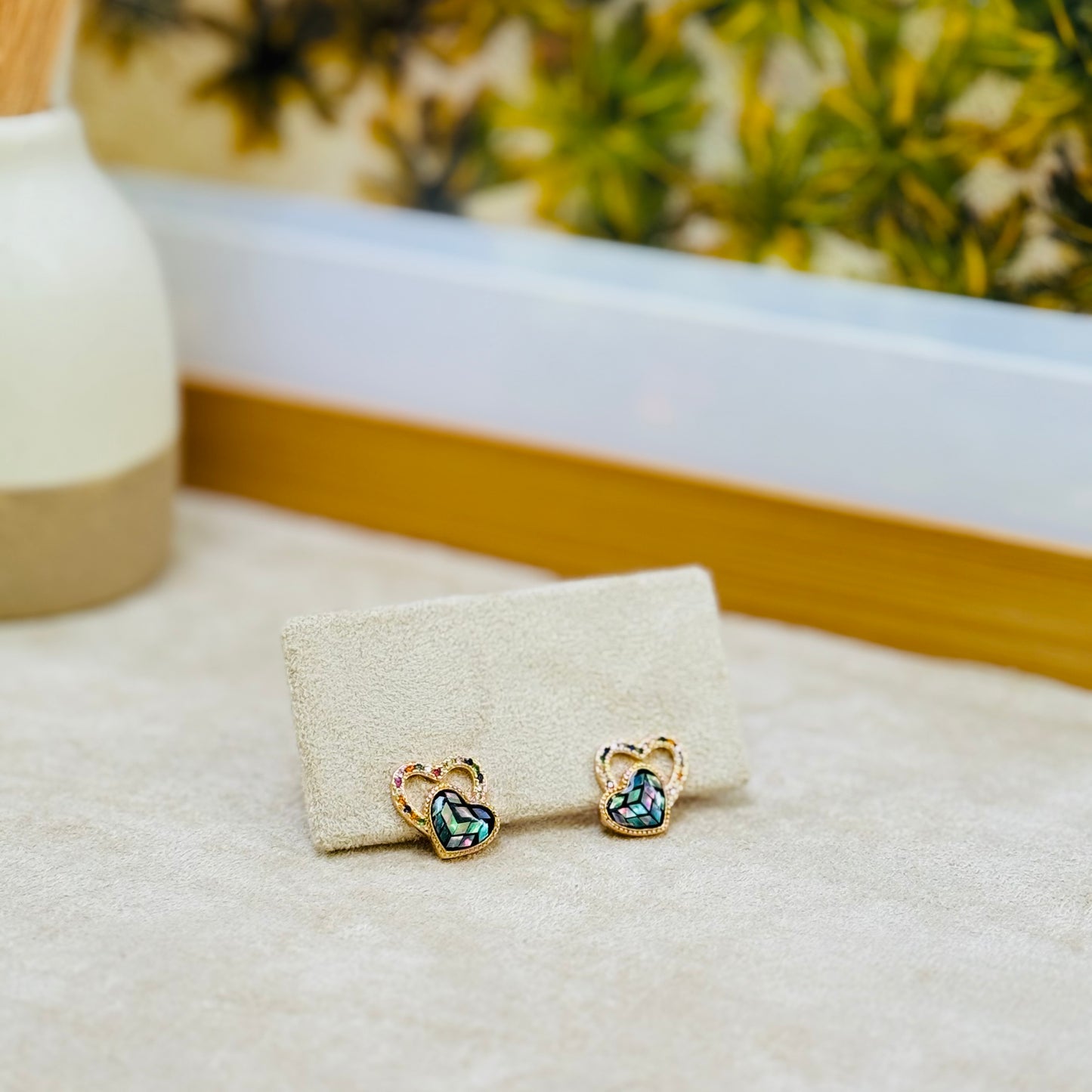 Tiny Treasures Doubled Heart Earrings 2 - MIA