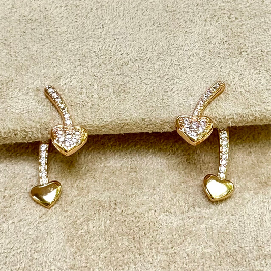 Tiny Treasures Hearts Earrings - PATY