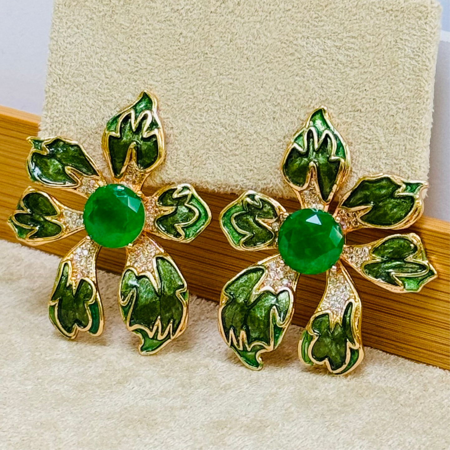 Wild Bloom Flower 3 Earrings - POPPY