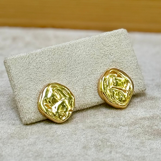 Fearless Shine Hammer Earrings - TIANA