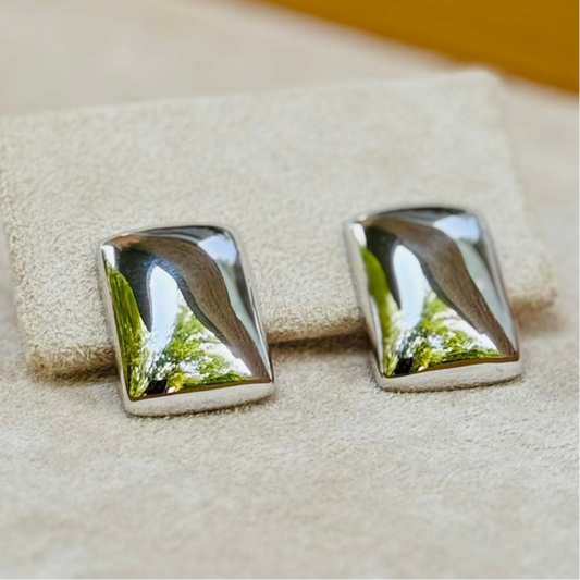 Fearless Shine Rectangle Earrings - EMILY