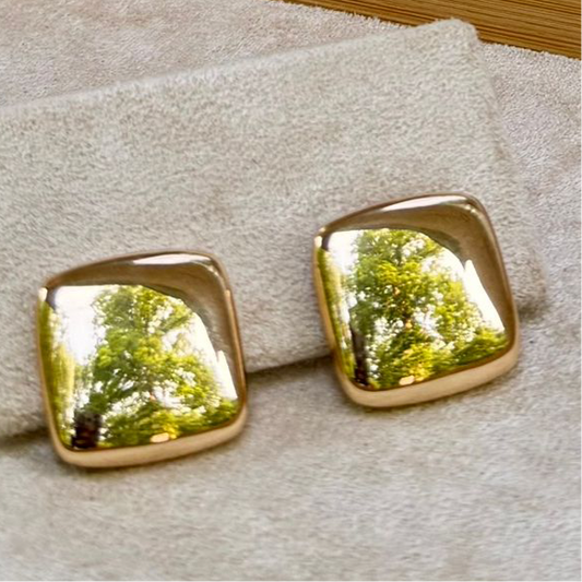 Fearless Shine Square Earrings - CHLOE