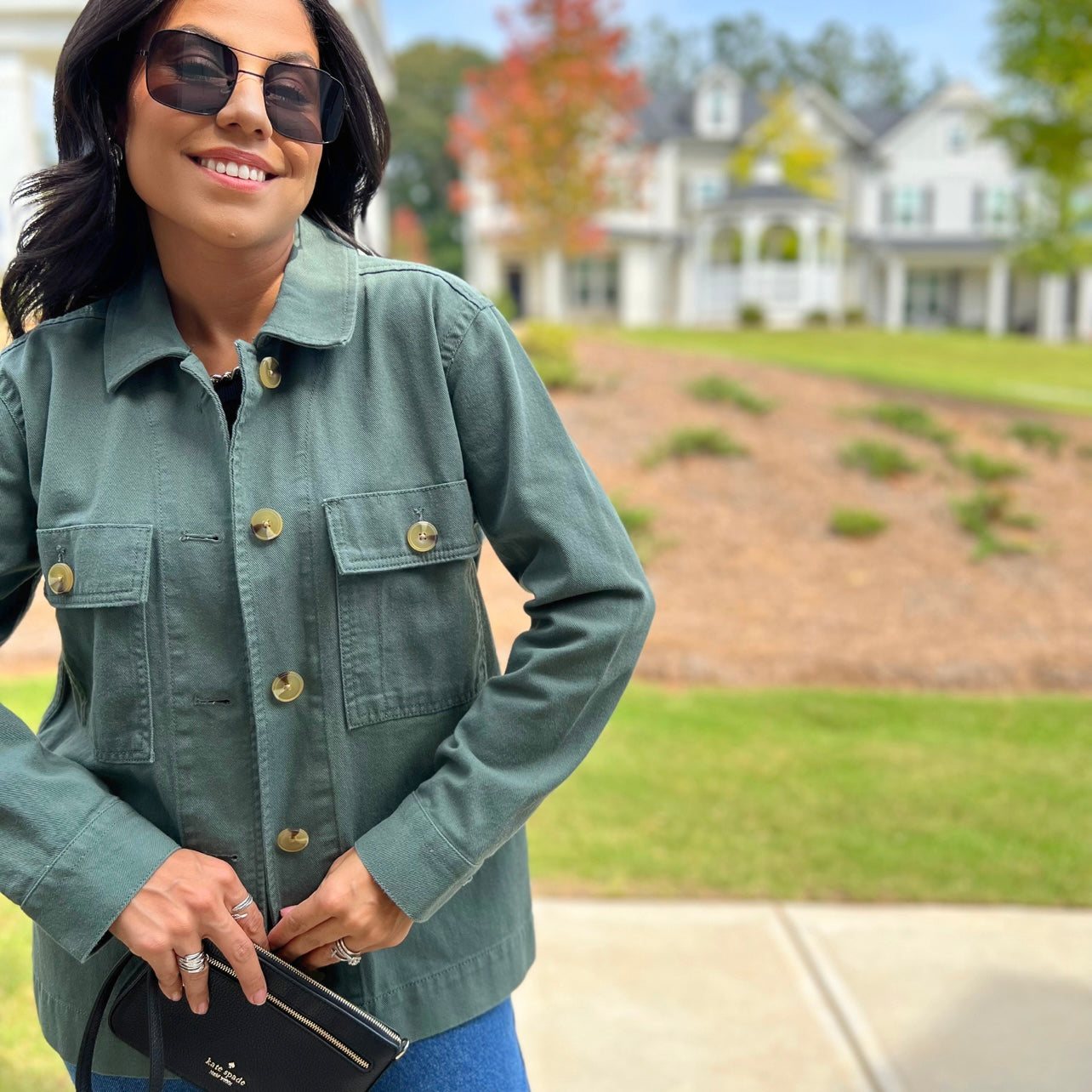 Utility Army Green Jacket