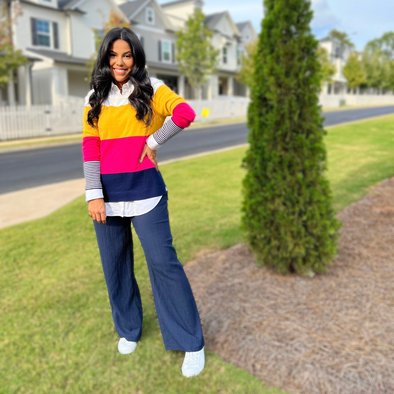 Colorful Striped Sweater