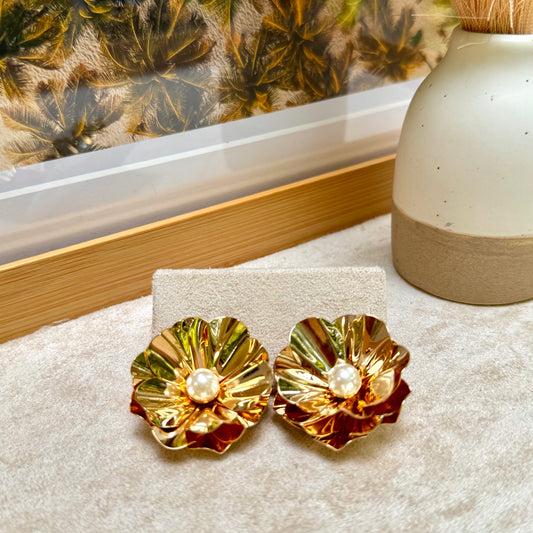 Spring Radiance Flower 2 Earrings - LILY