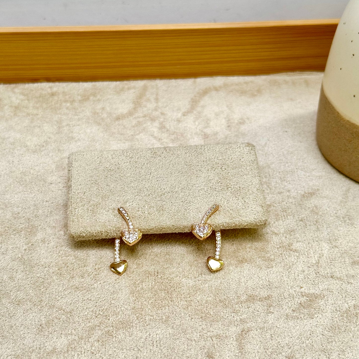 Tiny Treasures Hearts Earrings - PATY