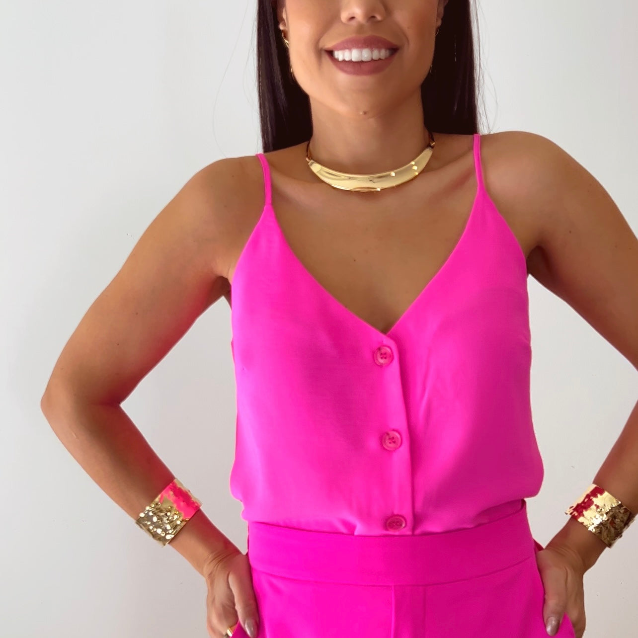 Pink Neon top Vest - Ref. Fran